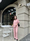 Spring Casual Linen Half Sleeves Shirts With Loose Trousers Sets